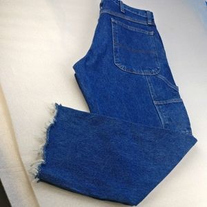 Badass VTG. 12"inch Super Ultra Hi-Rise Straight Carpenter Jeans w/MEASUREMENTS